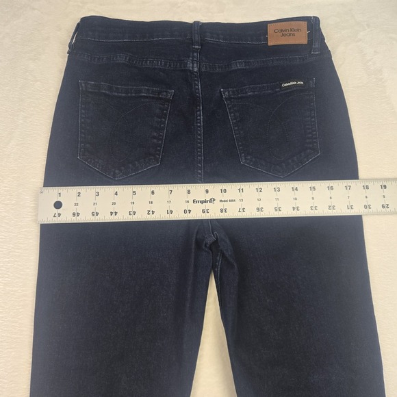 Calvin Klein Jeans Womens 10 Dark Wash Blue Jeans High Rise Skinny Jeans‎ Denim - Picture 11 of 12